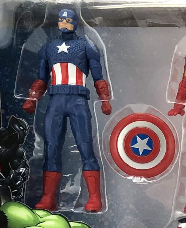 Marvel Avengers Action Figures - Iron Man, Hulk, Black Panther, Captain America, - Image 2