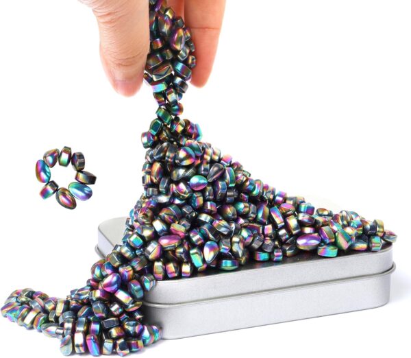 Over 500 Colorful Weak Magnetic Ferrite Putty Stones Desk Fidget Toys