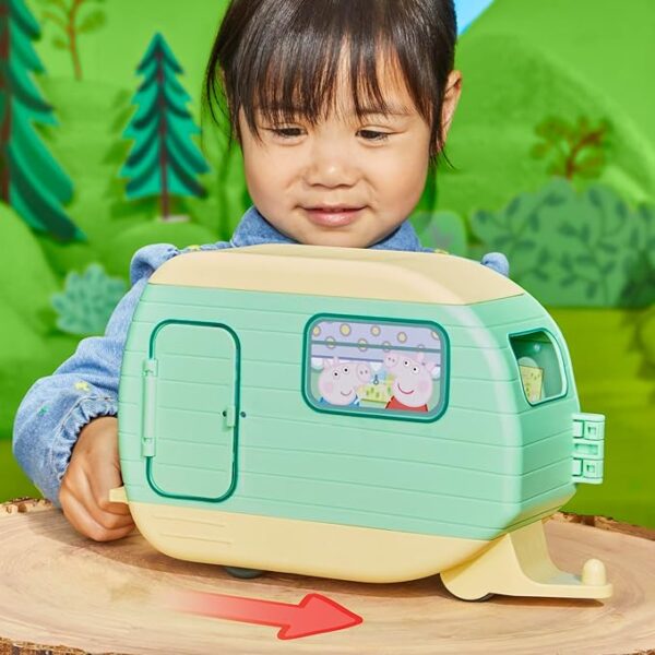 Peppa Pig Caravan Playset for Girls and Boys, 3 Figures, 6 Accessories, Preschool Toys, Kids Gifts, Ages 3+ - Image 6