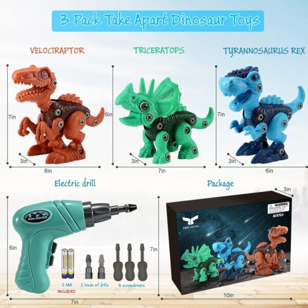 Kids Toys Stem Dinosaur Toy: Take Apart Toys for kids 3-5| - Image 3
