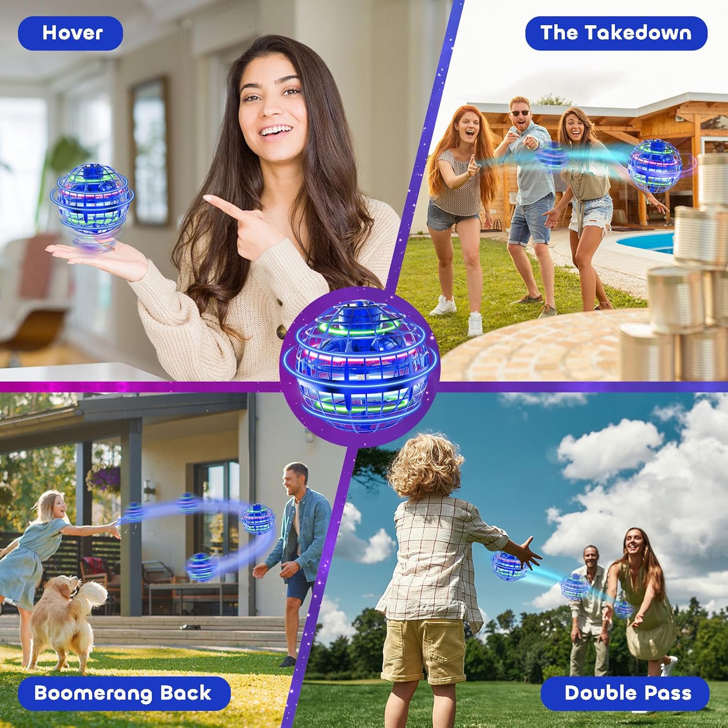 Tikduck Flying Orb Ball 2024 Toys Soaring Hover Pro Boomerang Galactic Fidget Cool Magic Hand Controlled - Image 3