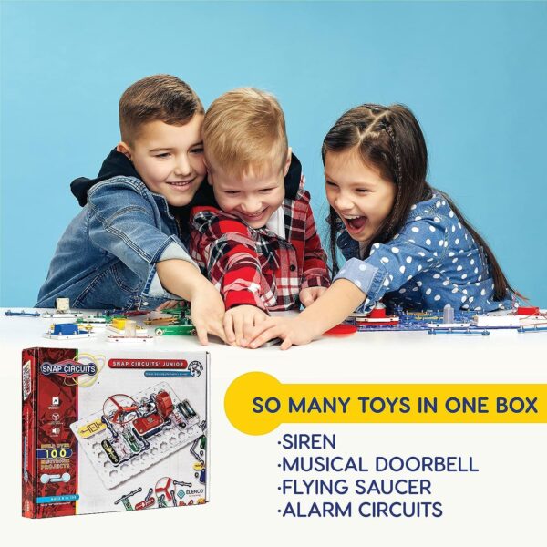Snap Circuits Jr. SC-100 Electronics Exploration Kit, Over 100 Projects - Image 6