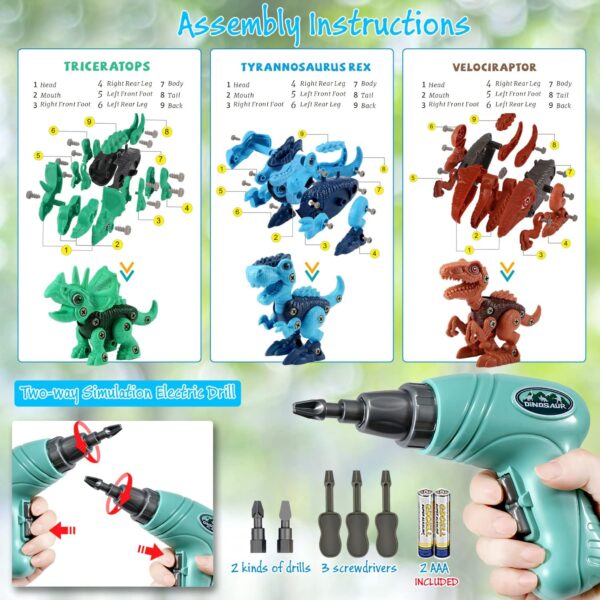 Kids Toys Stem Dinosaur Toy: Take Apart Toys for kids 3-5| - Image 4