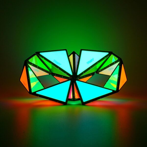TOSY Magnet Pyramid Glow - 1 Cube Transforms into 1 Billion Shapes, 243 Rare Earth - Image 3