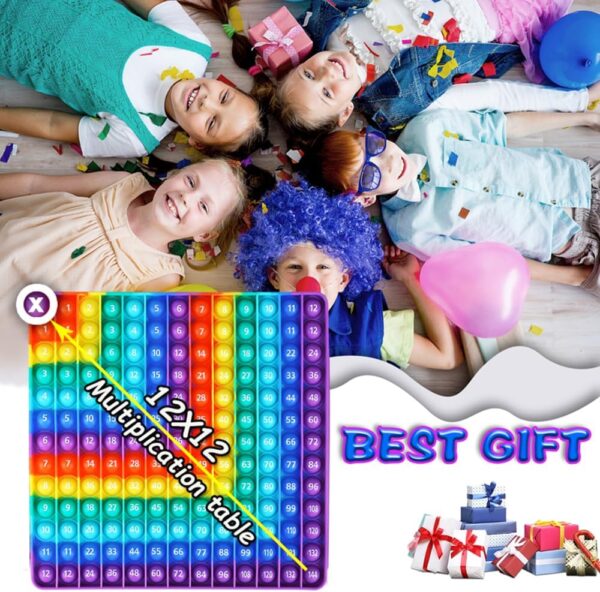 12x12 Multiplication Table Digital P0PP Math Toy, - Image 4