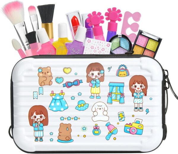 Kids Makeup Sets for Girls 5-8, Washable Non Toxic Toys for Princess Girls Dress Up, Girls Toys