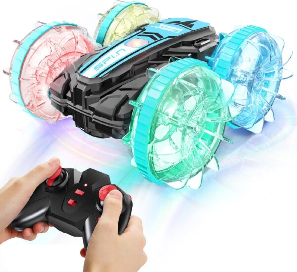 Remote Control Car, Amphibious RC Cars Toys for Ages 5-7, 4WD RC Boat,