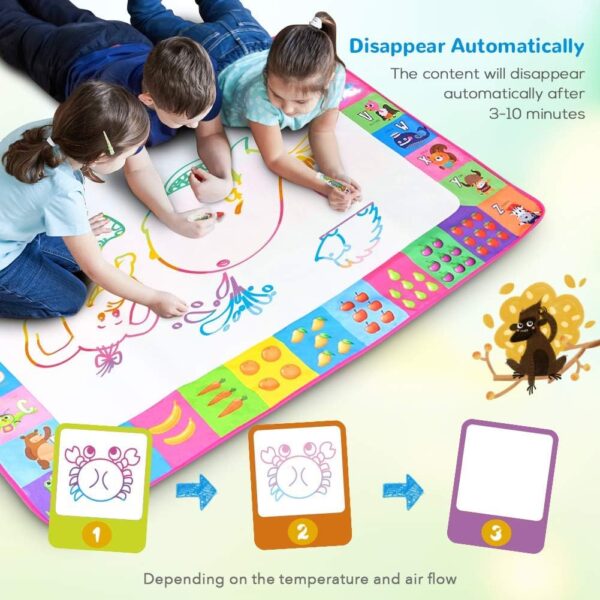 Water Doodle Mat - Kids Painting Writing Doodle Toy Board - Image 3