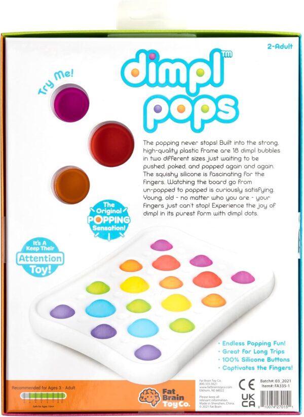 Fat Brain Dimpl Pops, Early Development & Educational Baby Toy - Image 4