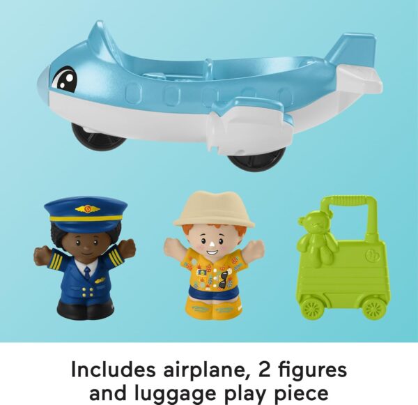Fisher-Price Little People Toddler Toy Everyday Adventures Airport Playset - Image 3
