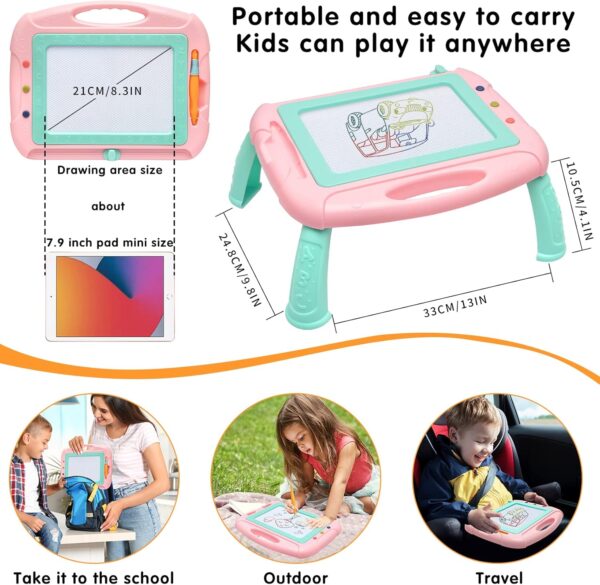 Toys for 1-2 Year Old Girls,Magnetic Drawing Board Toddler Toys - Image 5