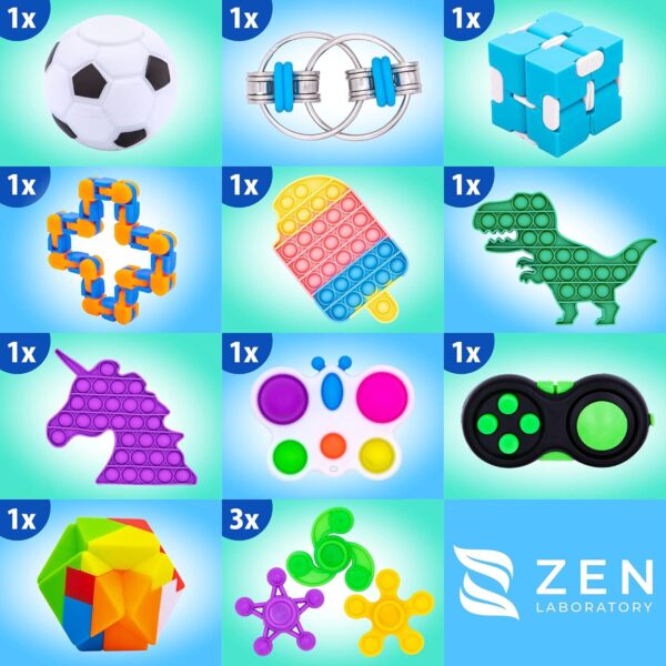 50 Pcs Fidget Toys Pack - Stocking Stuffers for Kids, Gifts for Kids, Party Favors - Image 5
