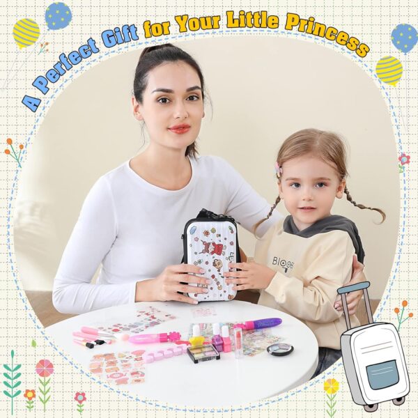 Kids Makeup Sets for Girls 5-8, Washable Non Toxic Toys for Princess Girls Dress Up, Girls Toys - Image 4